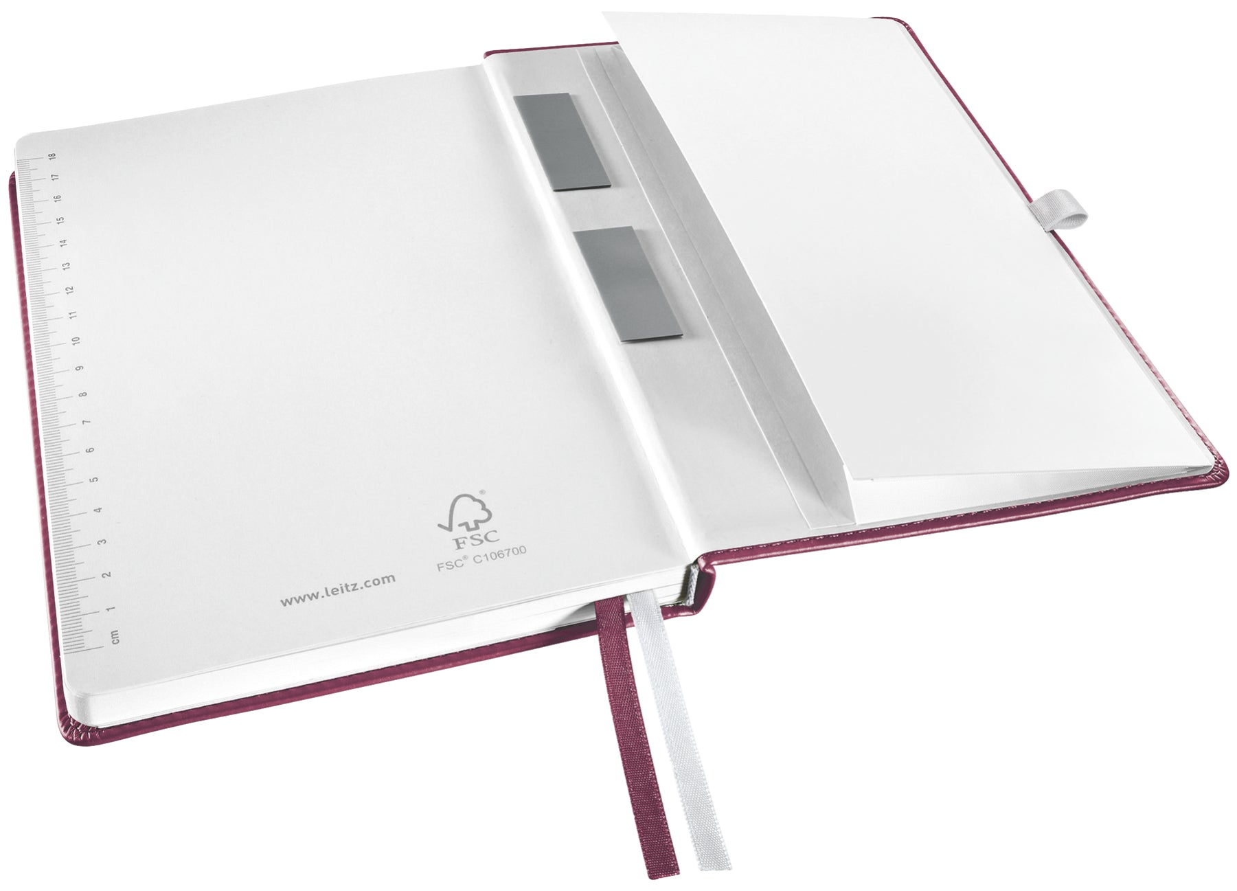 CAIET BIROU A5 DICTANDO GRENA COPERTA CARTON STYLE LEITZ