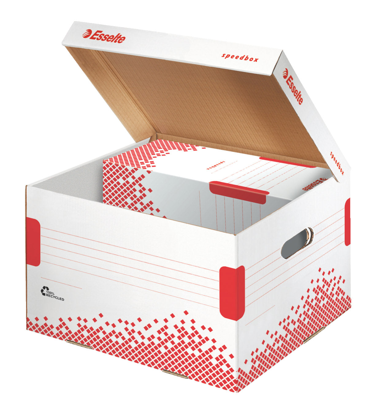 CUTIE ARHIVARE CU CAPAC M SPEEDBOX ESSELTE