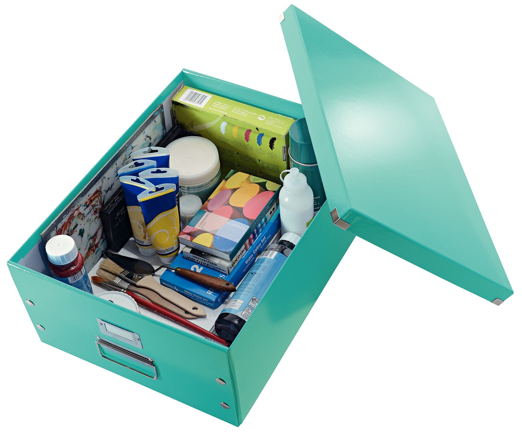 CUTIE DEPOZITARE MARE TURCOAZ CLICK&STORE LEITZ