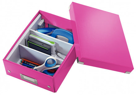CUTIE ORGANIZER MICA ROZ CLICK&STORE LEITZ