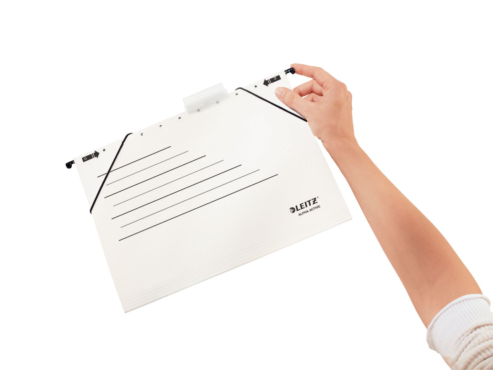 DOSAR SUSPENDABIL ALB ALPHA ACTIVE LEITZ
