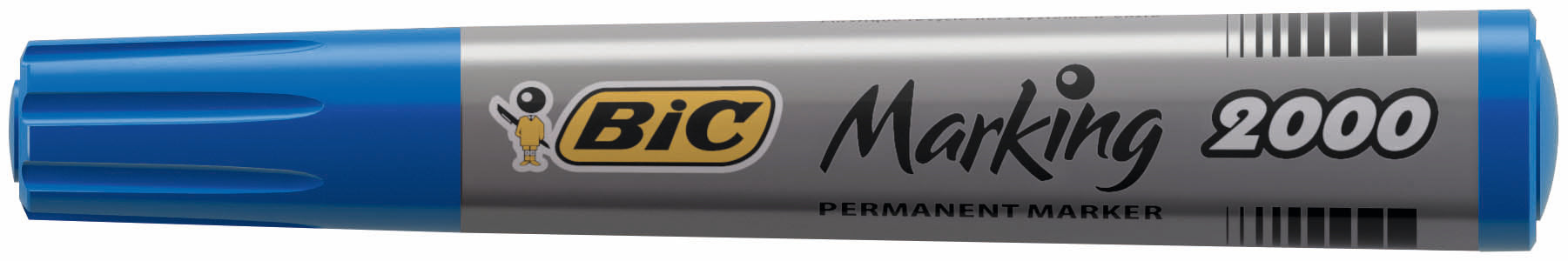 MARKER PERMANENT ALBASTRU VARF ROTUND 2000 BIC