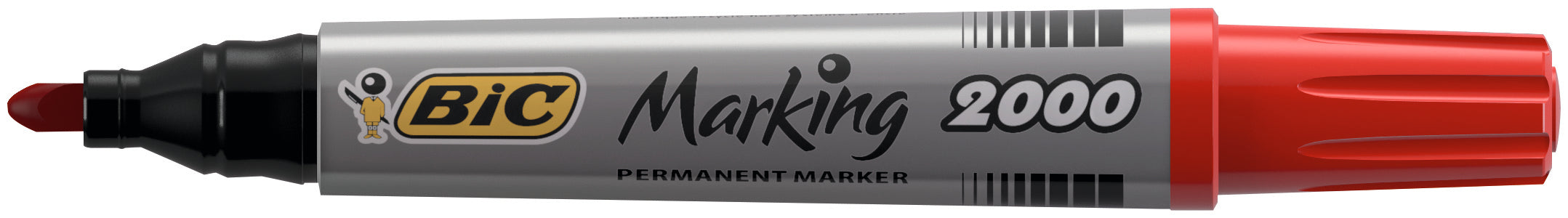 MARKER PERMANENT ROSU VARF ROTUND 2000 BIC