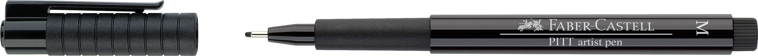 PITT ARTIST PEN M NEGRU FABER-CASTELL