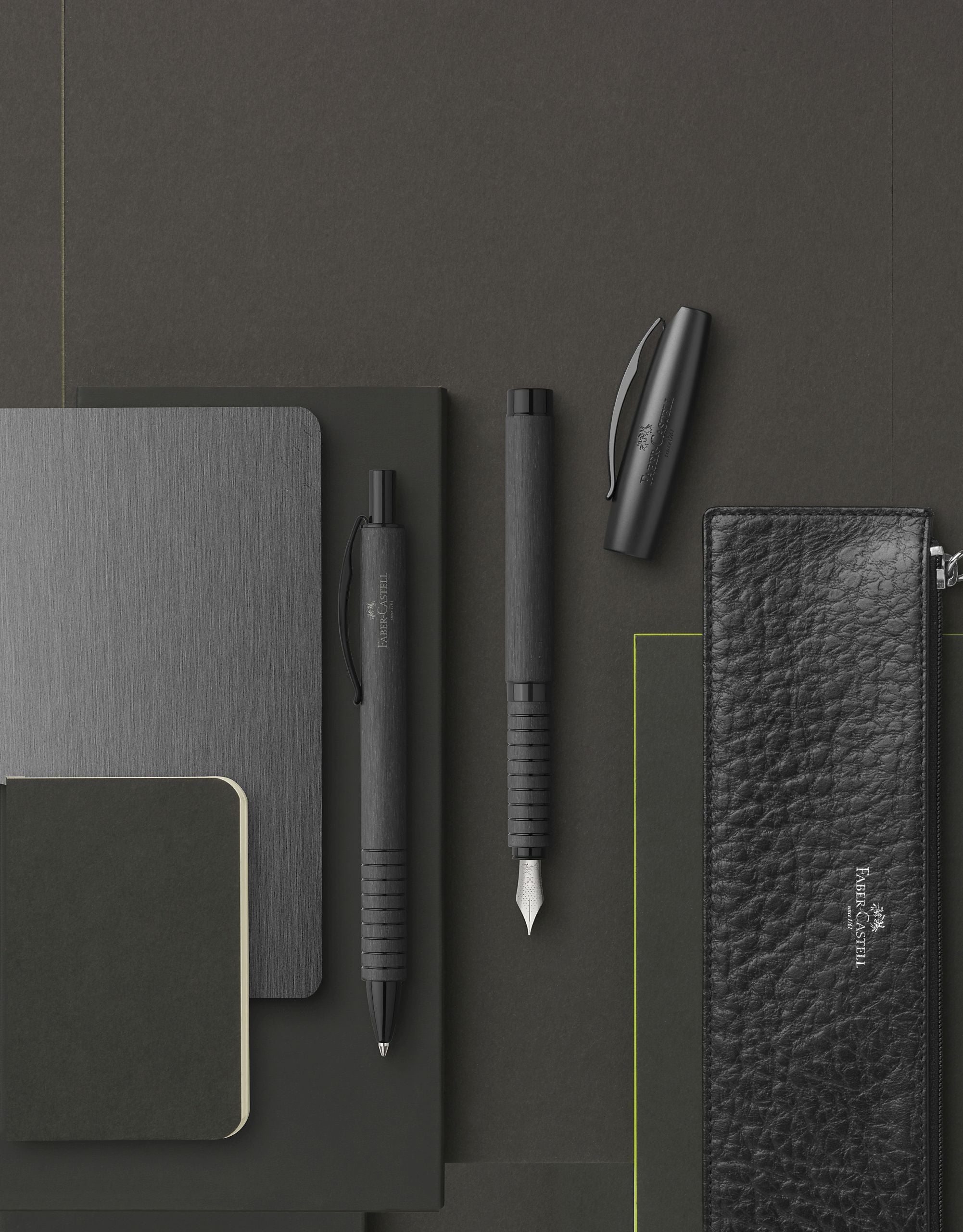PIX ESSENTIO ALUMINIUM NEGRU FABER-CASTELL