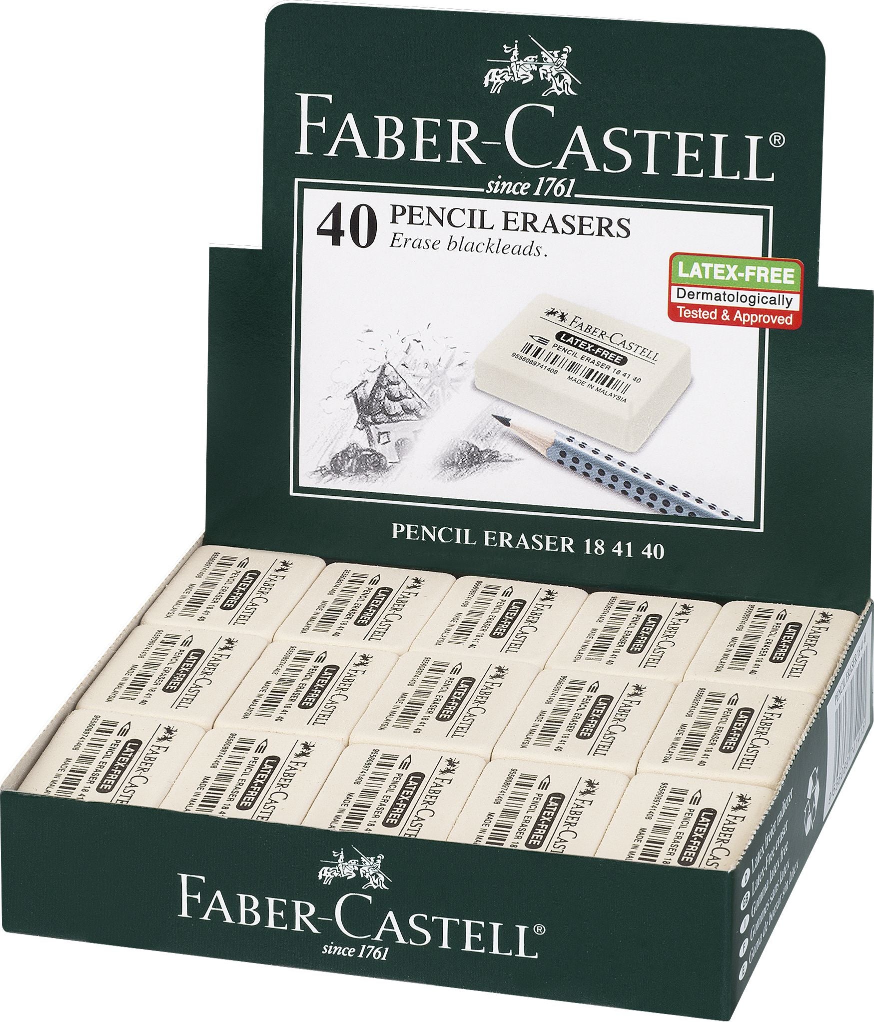 RADIERA CREION 7041 40. FABER-CASTELL