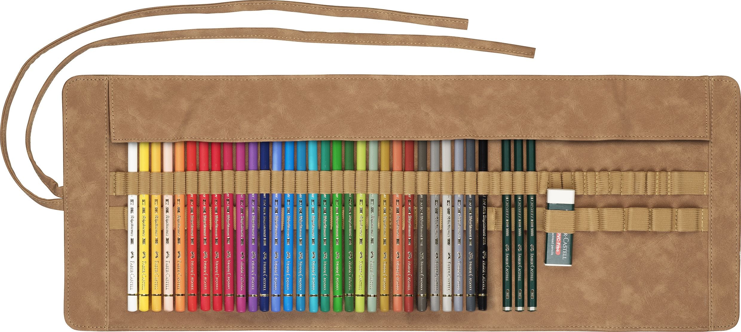 ROLLUP 30 CREIOANE COLORATE POLYCHROMOS + 3 CR CASTELL 9000 FABE