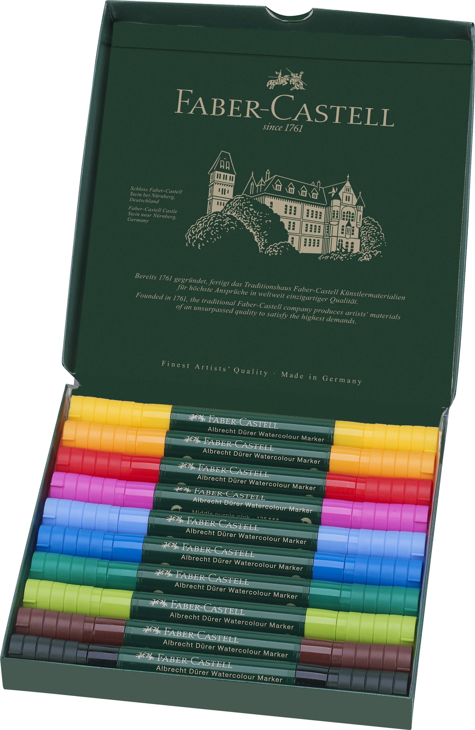 SET 10 MARKERE SOLUBILE A.DURER FABER-CASTELL