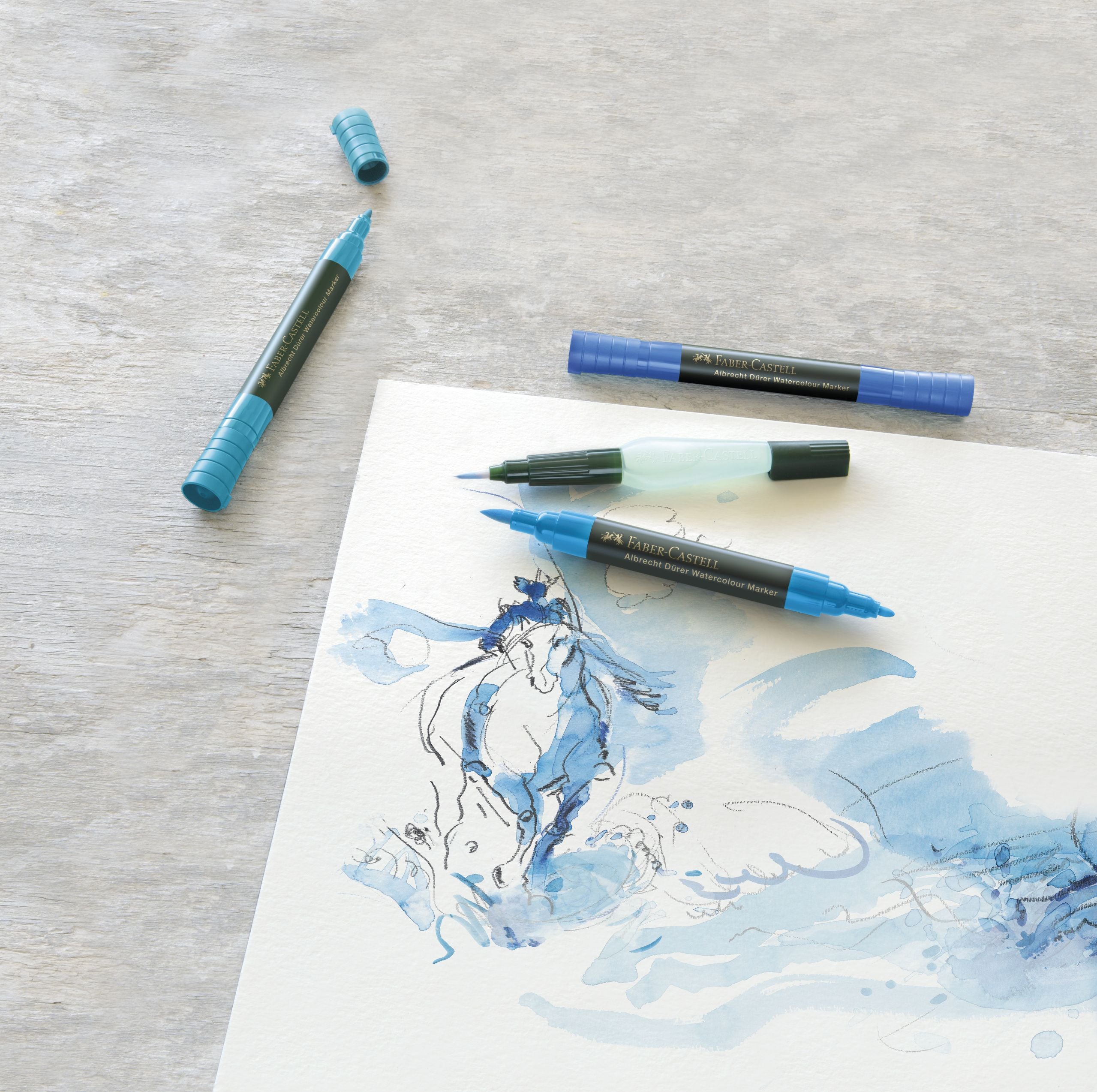 SET 20 MARKERE SOLUBILE A.DURER FABER-CASTELL