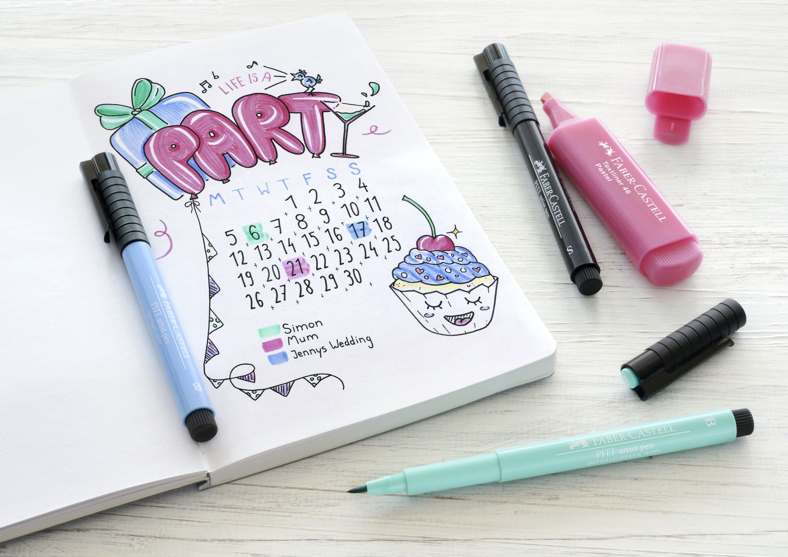 SET BULLET JOURNALING 9 BUC FABER-CASTELL