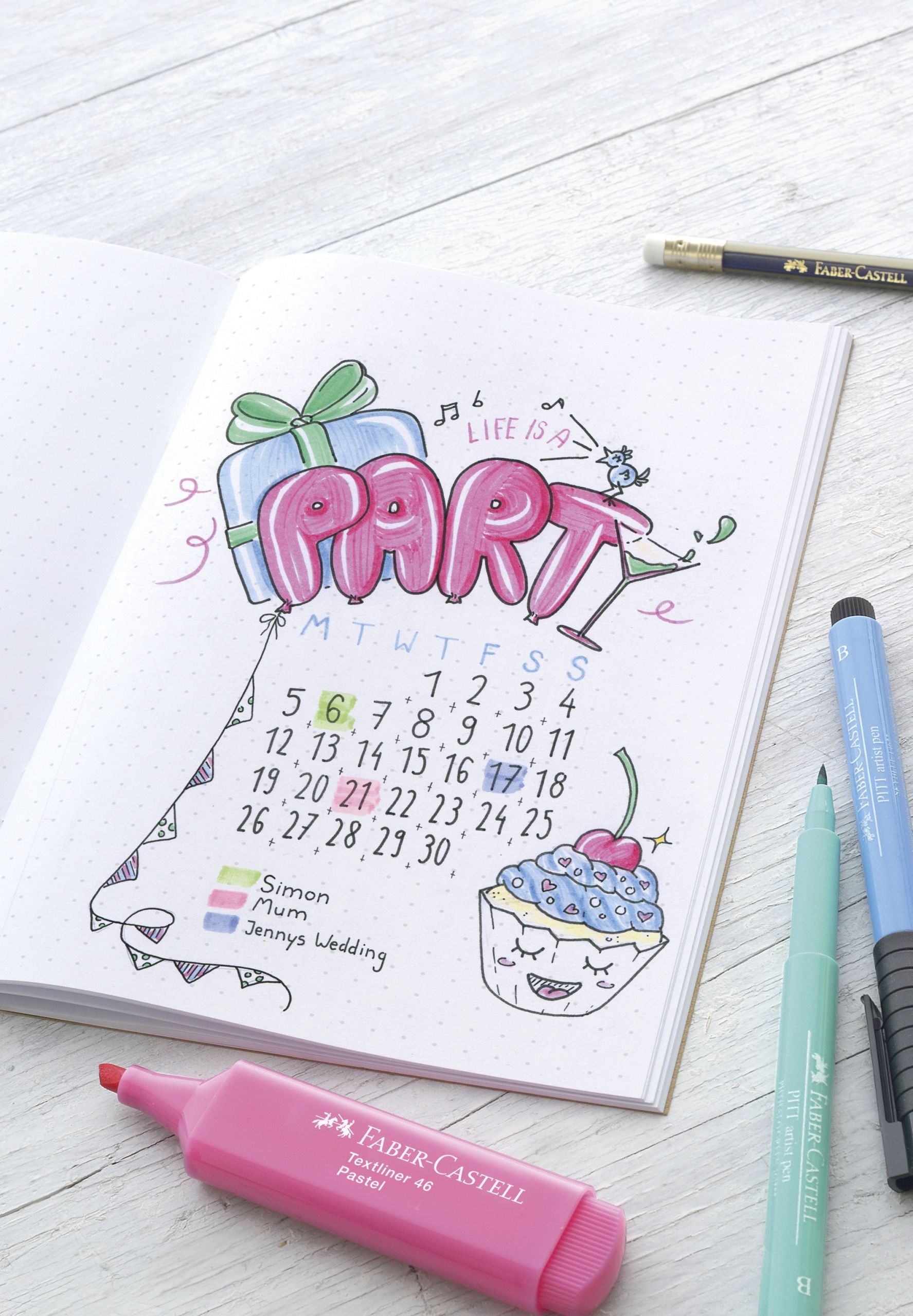SET BULLET JOURNALING 9 BUC FABER-CASTELL