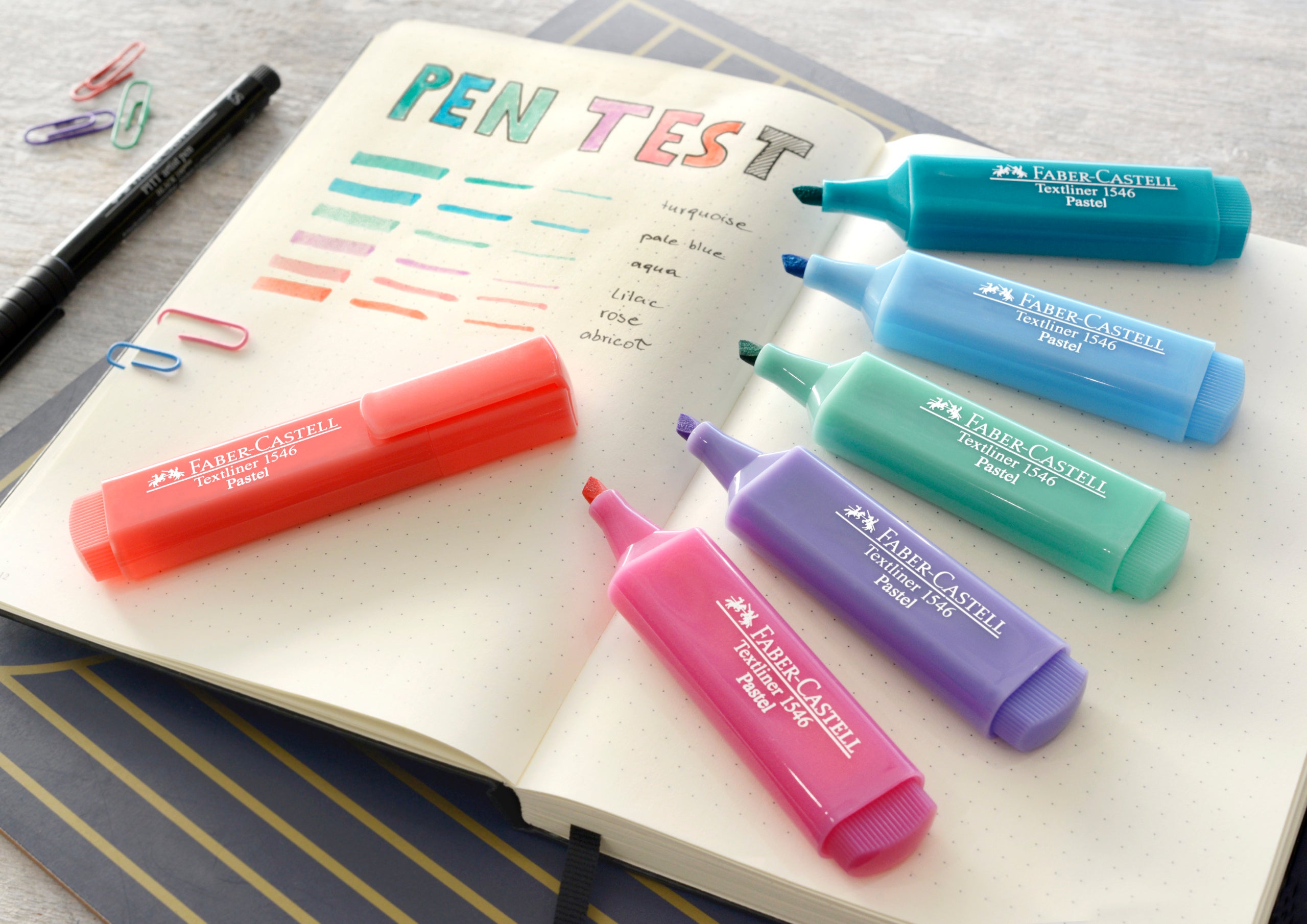 TEXTMARKER BLEU PASTEL 1546 FABER-CASTELL