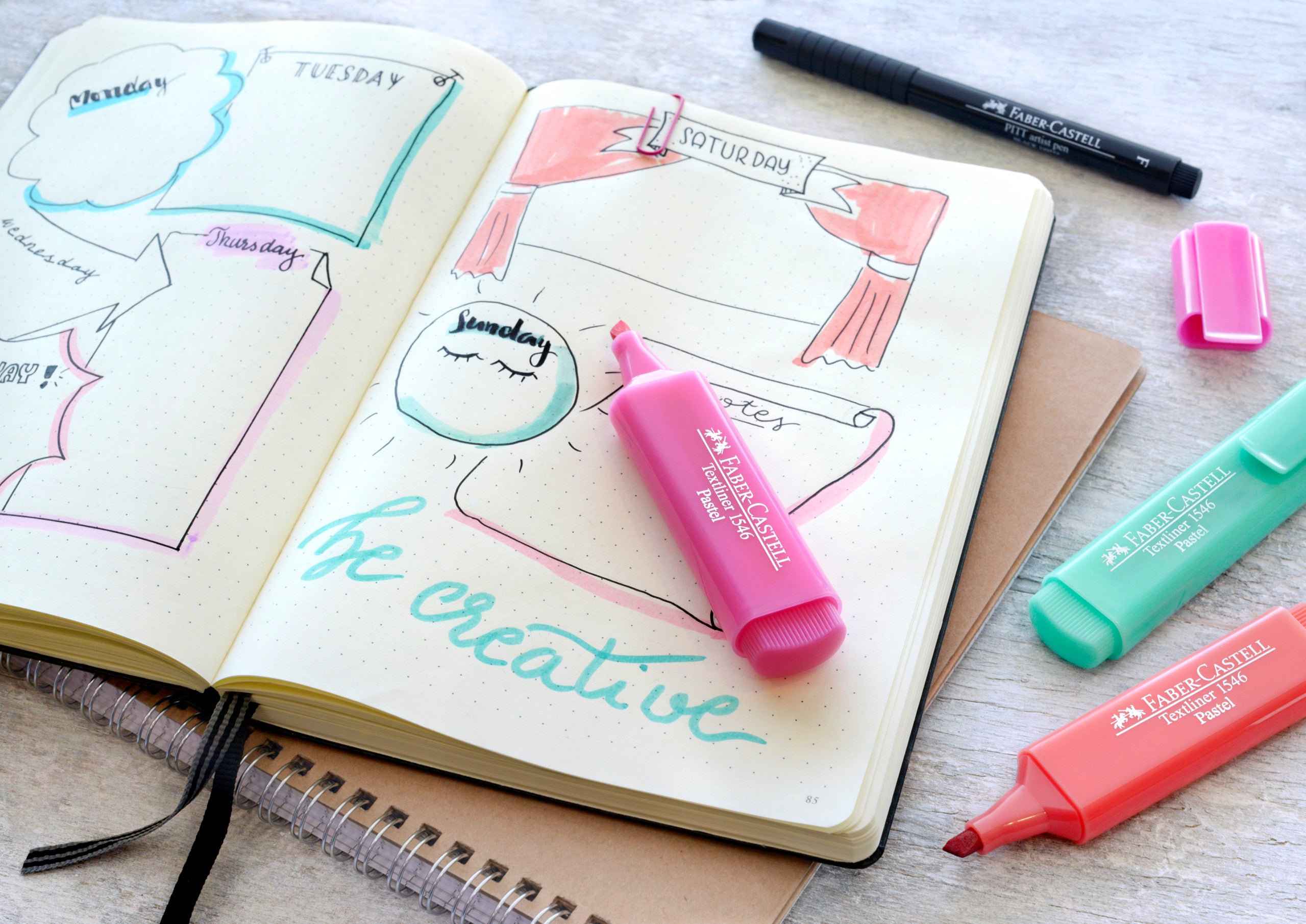 TEXTMARKER ROZ PASTEL 1546 FABER-CASTELL