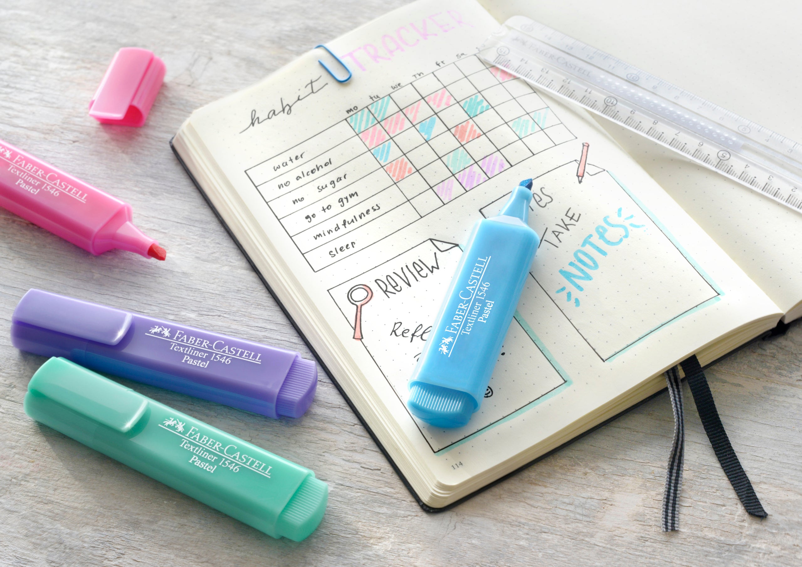 TEXTMARKER TURCOAZ PASTEL 1546 FABER-CASTELL