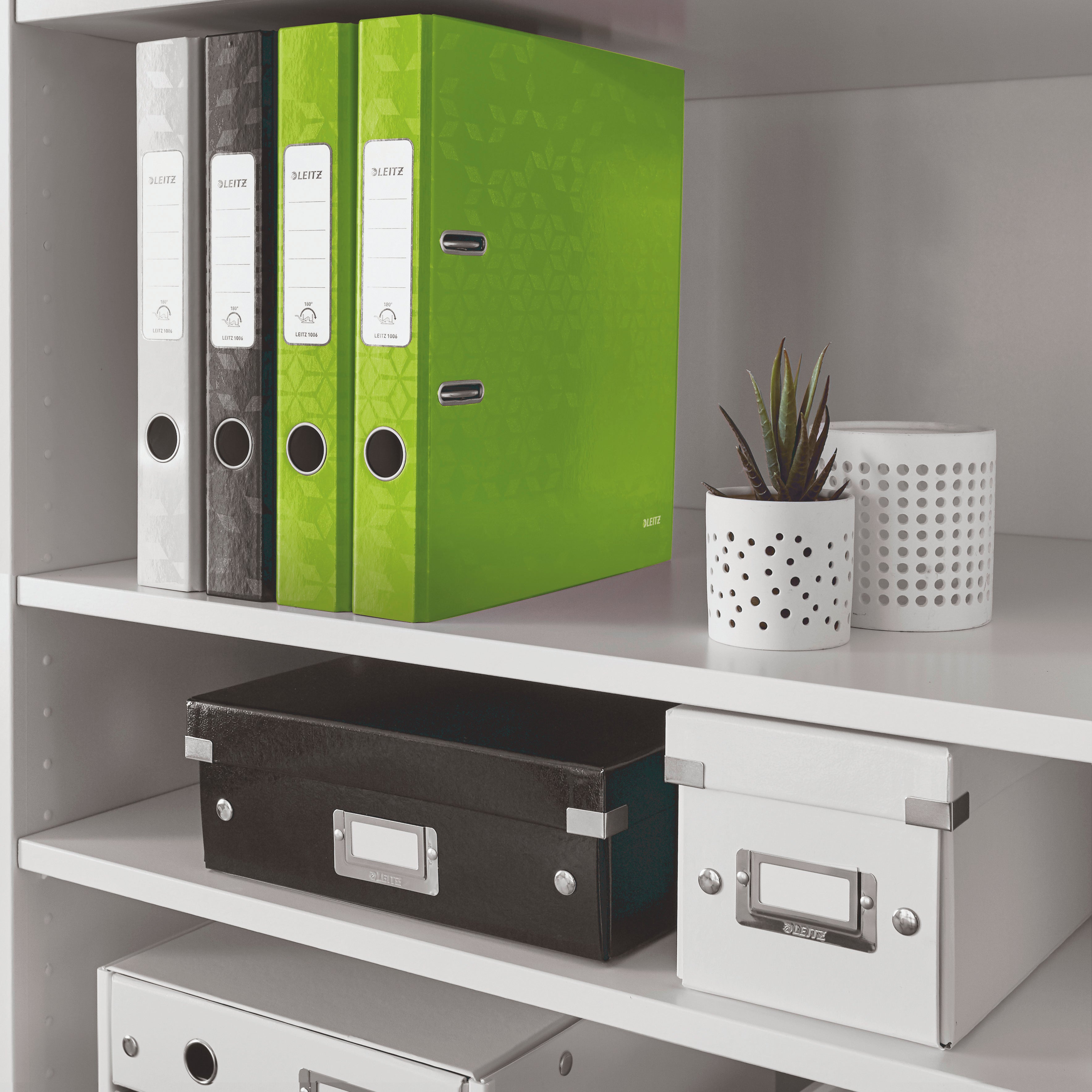 BIBLIORAFT PLASTIFIAT 5.2 CM 180GRADE VERDE WOW LEITZ