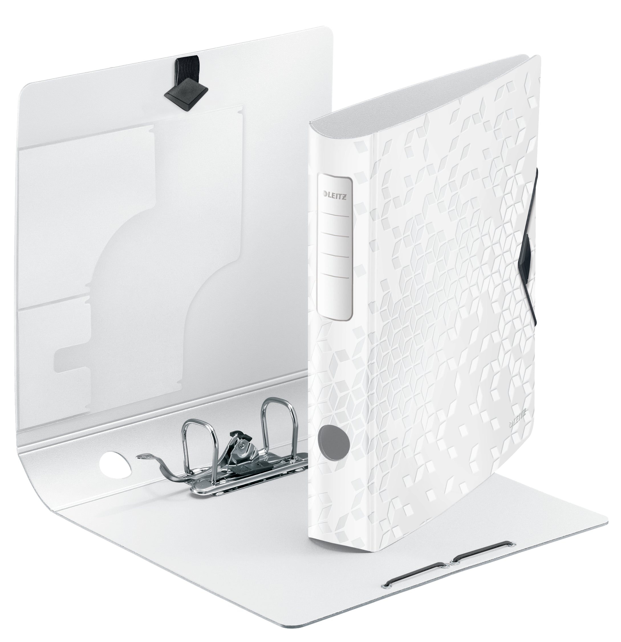 BIBLIORAFT PLASTIFIAT 6.5CM 180GRADE ALB ACTIVE WOW LEITZ
