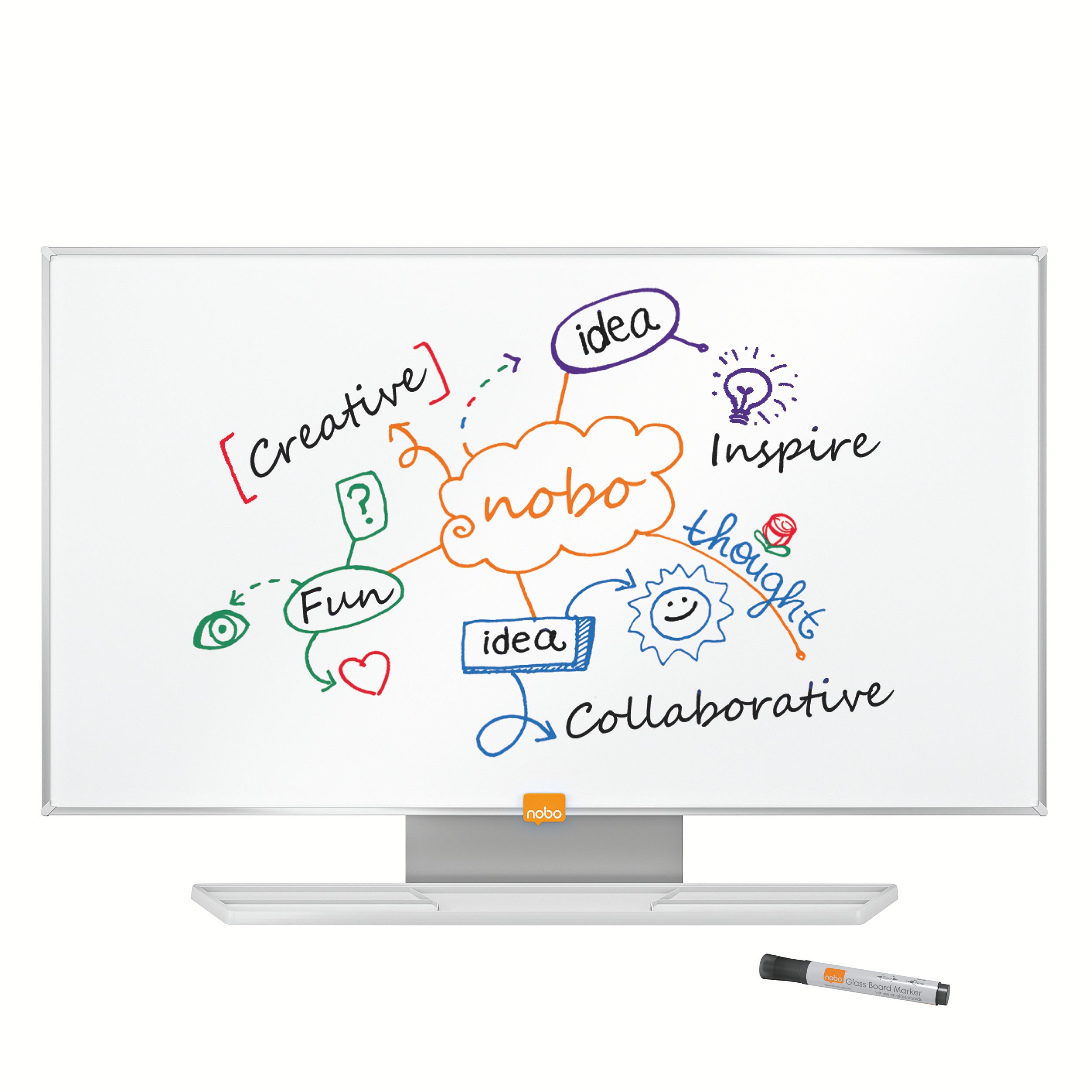 WHITEBOARD MAGNETIC WIDESCREEN 32