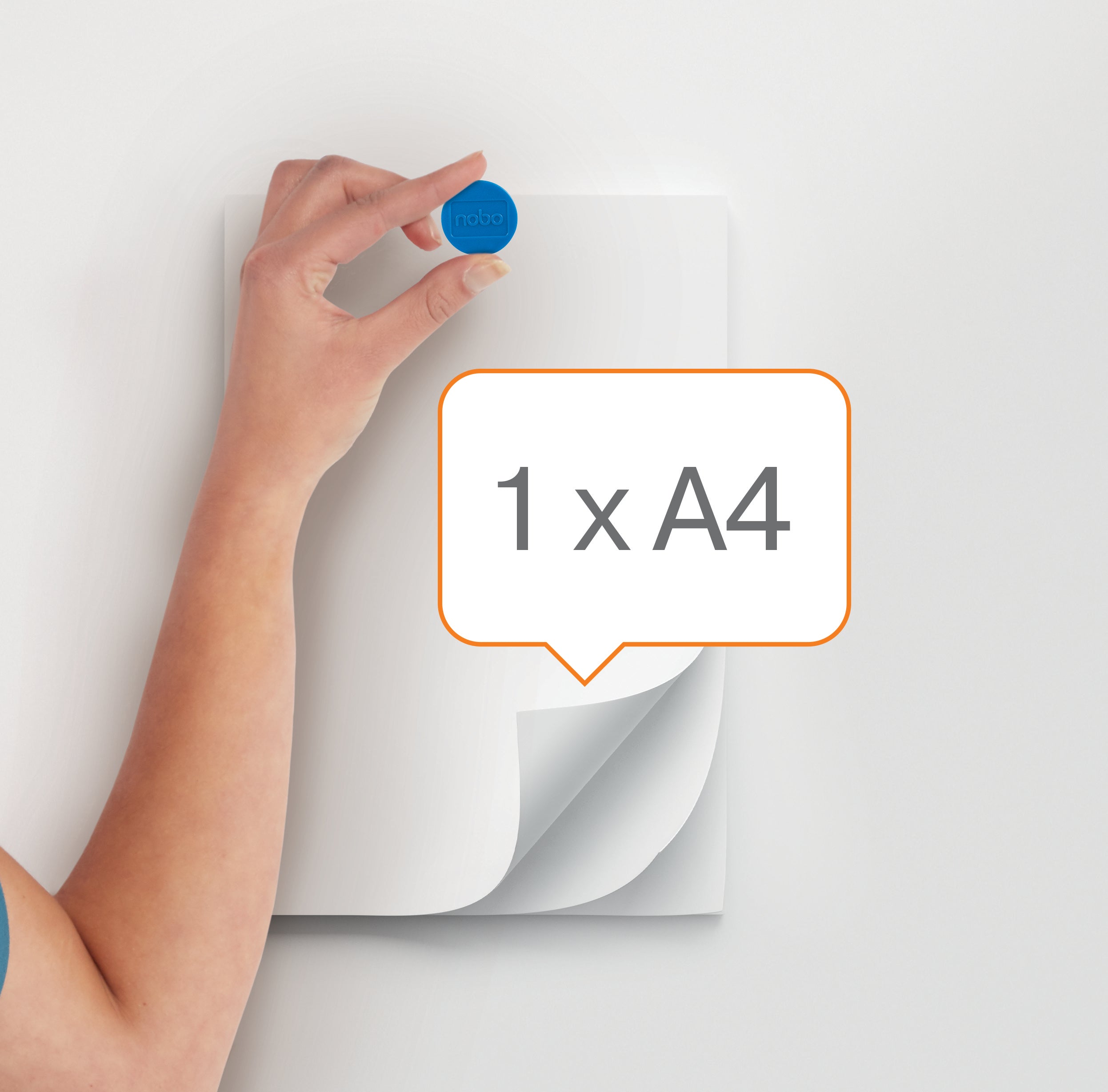 MAGNETI WHITEBOARD 13MM 10/SET NOBO