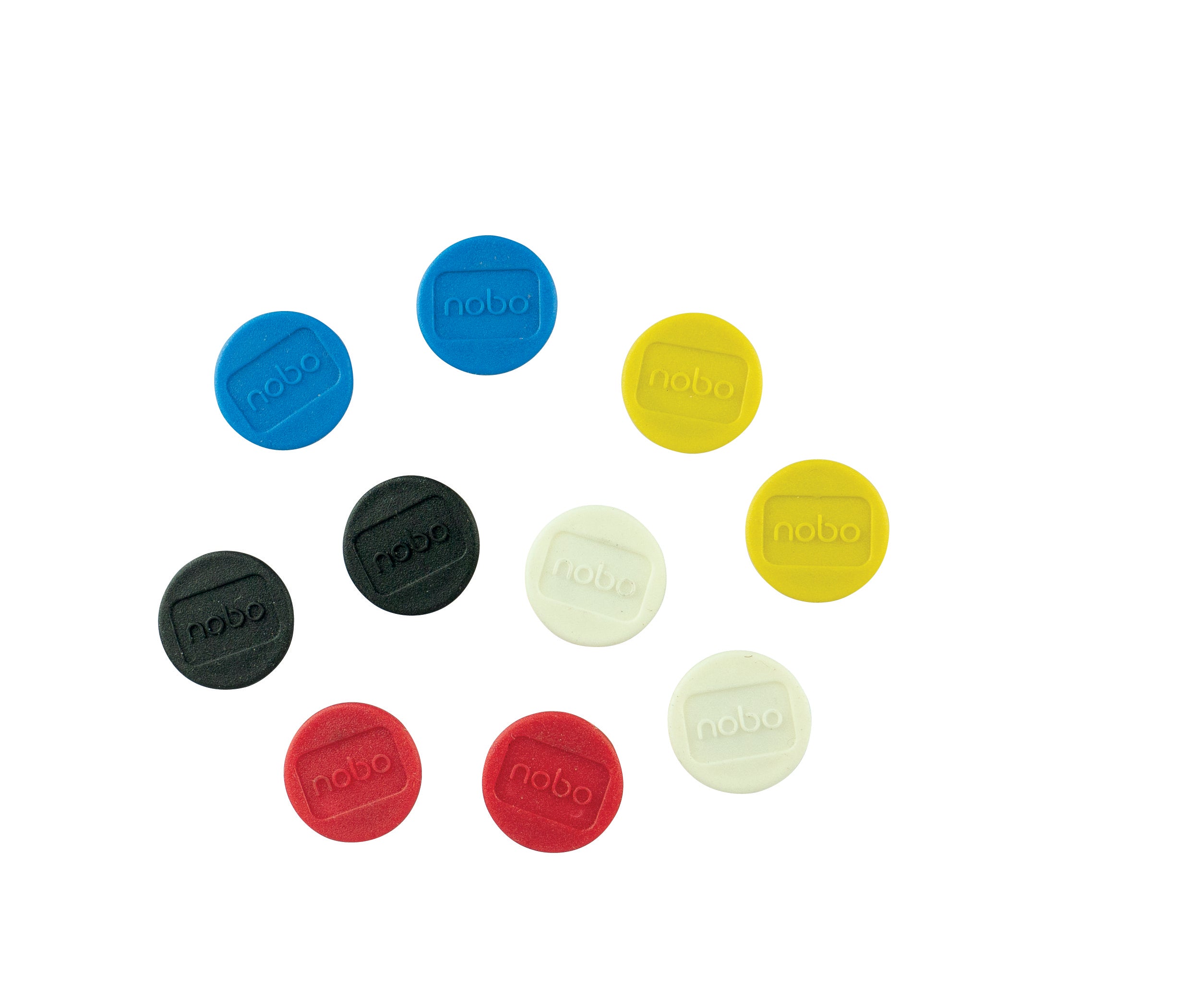MAGNETI WHITEBOARD 24MM 10/SET NOBO