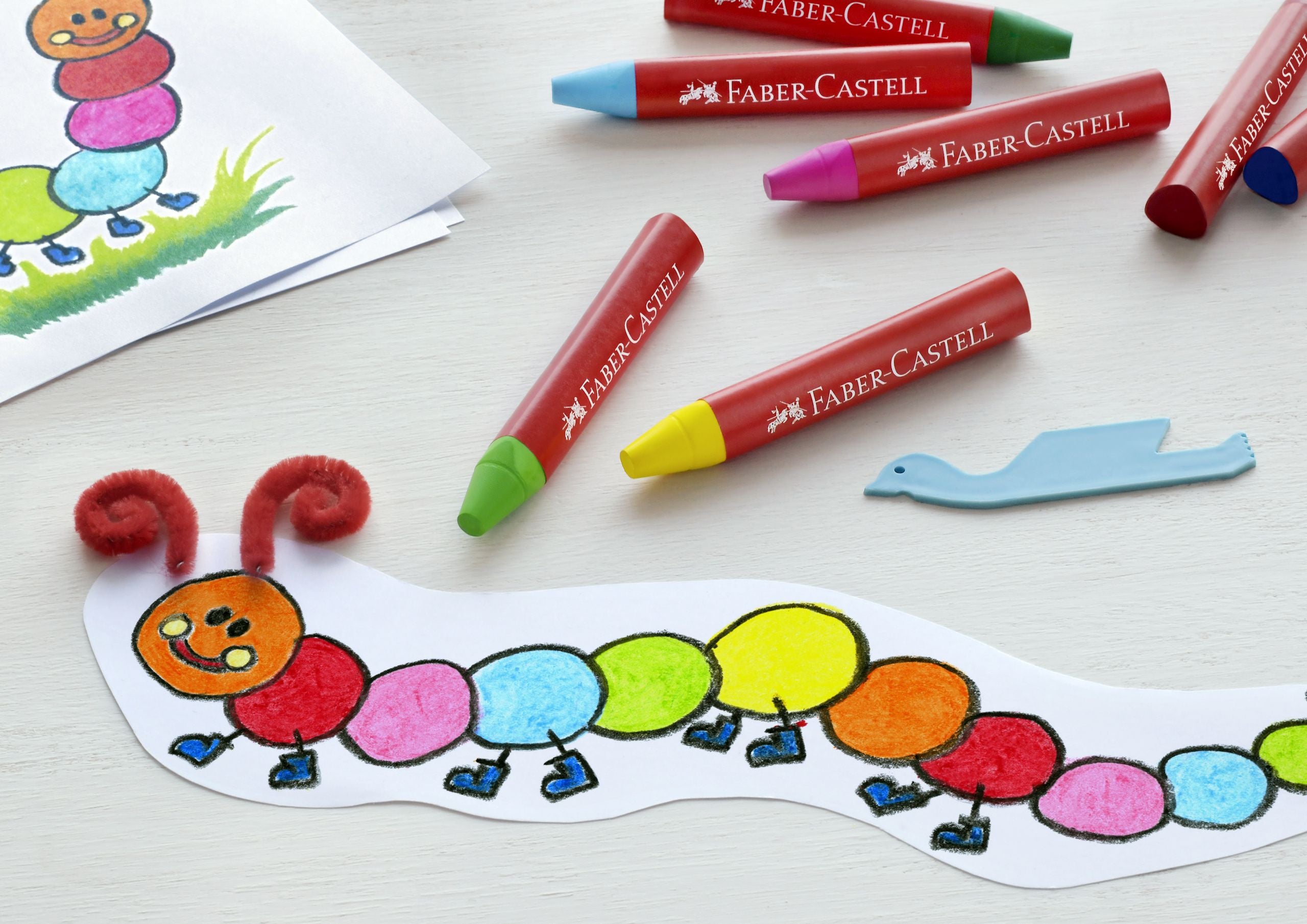 CREIOANE CERATE 24 CULORI JUMBO CUTIE PLASTIC FABER-CASTELL