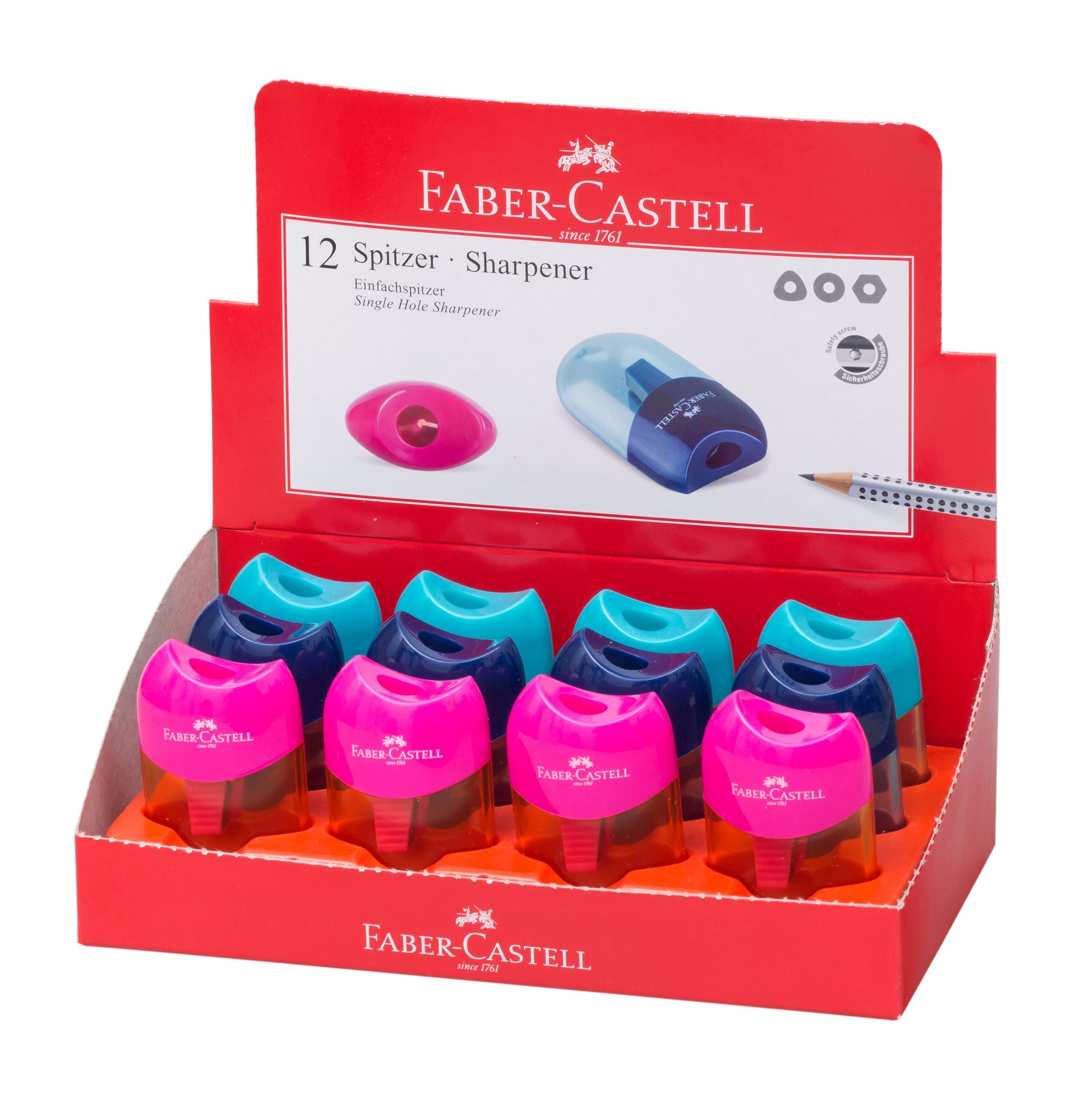 ASCUTITOARE PLASTIC SIMPLA CU CONTAINER APPLE TREND 2019 FABER