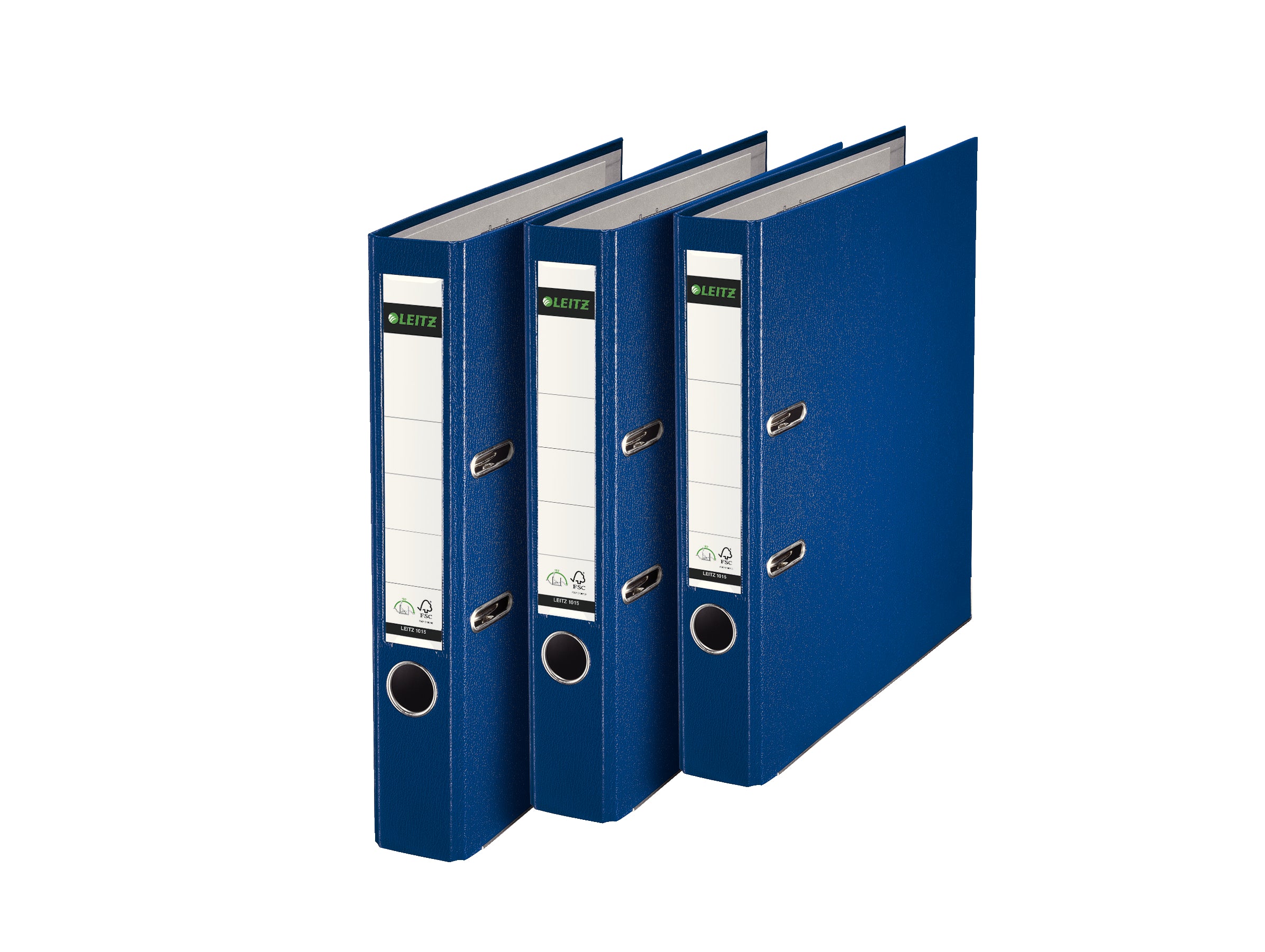 BIBLIORAFT PLASTIFIAT 5CM 180G ALBASTRU LEITZ
