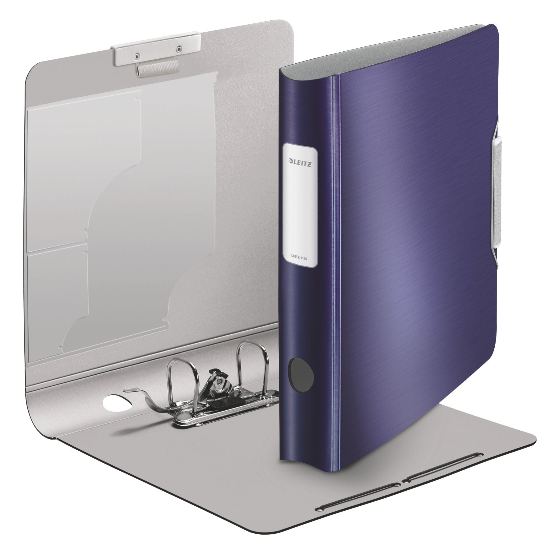 BIBLIORAFT PLASTIFIAT 5CM 180G ALBASTRU-VIOLET STYLE LEITZ
