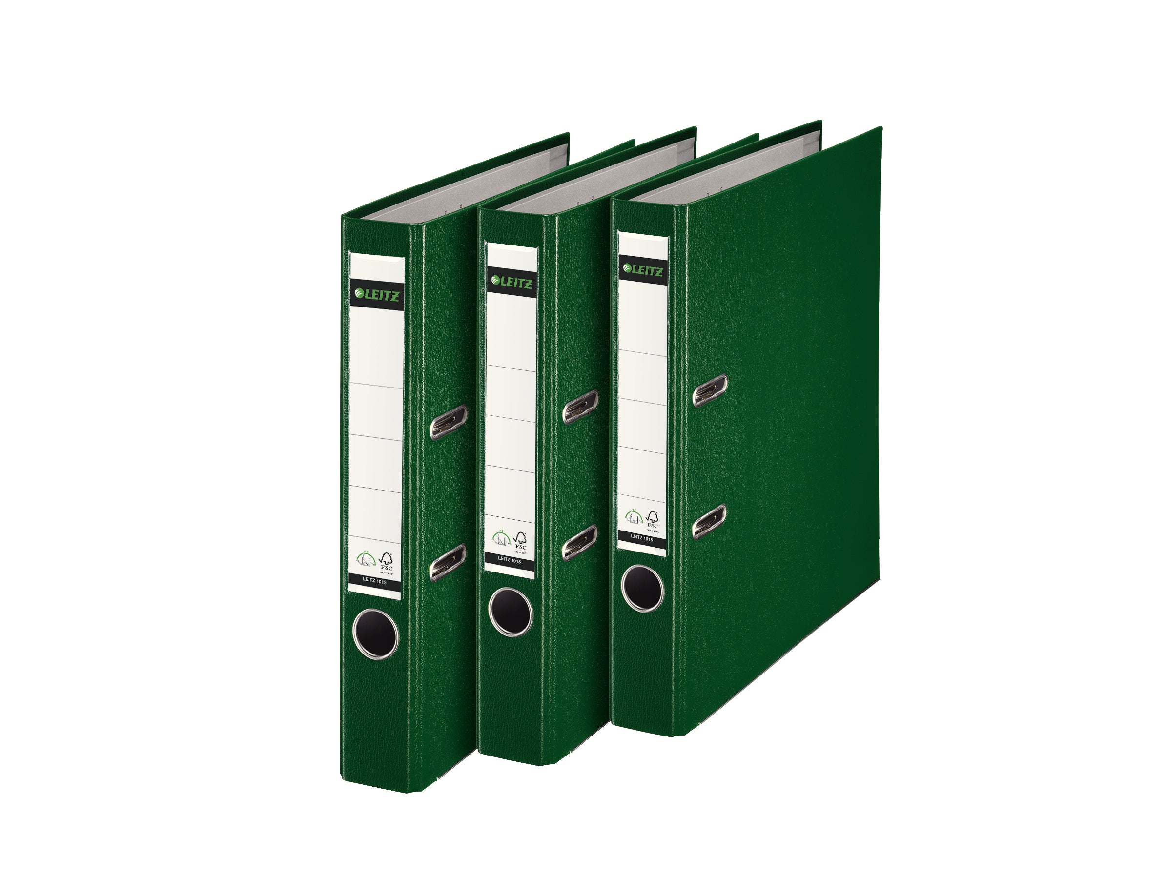BIBLIORAFT PLASTIFIAT 5CM 180GRADE VERDE LEITZ
