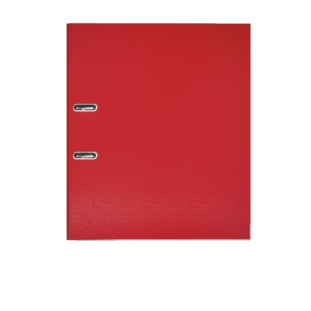 BIBLIORAFT PLASTIFIAT 8CM 180GRADE ROSU LEITZ
