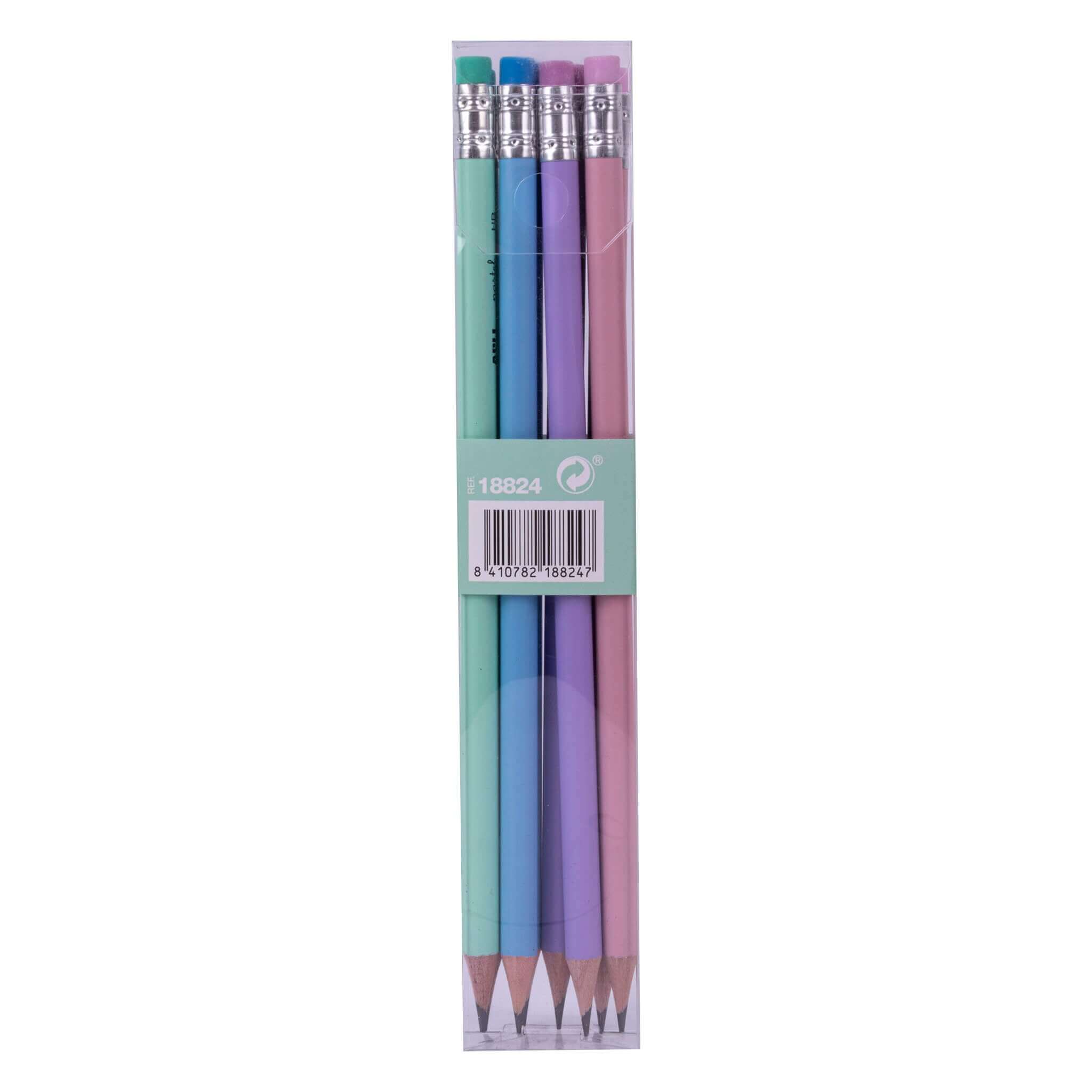 Set 12 creioane Apli Nordik, grafit HB, cu radiera
