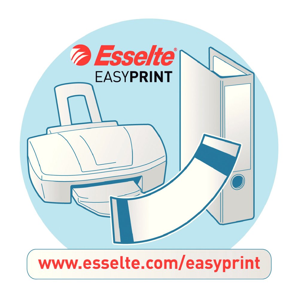 Biblioraft Esselte No.1 Power, PP/PP, A4, 50 mm, VIVIDA alb