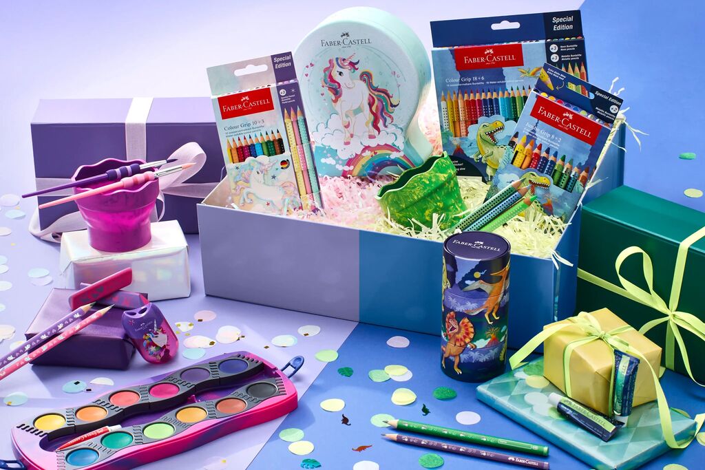 ACUARELE 12 CULORI CONNECTOR UNICORNI 2025 FABER-CASTELL