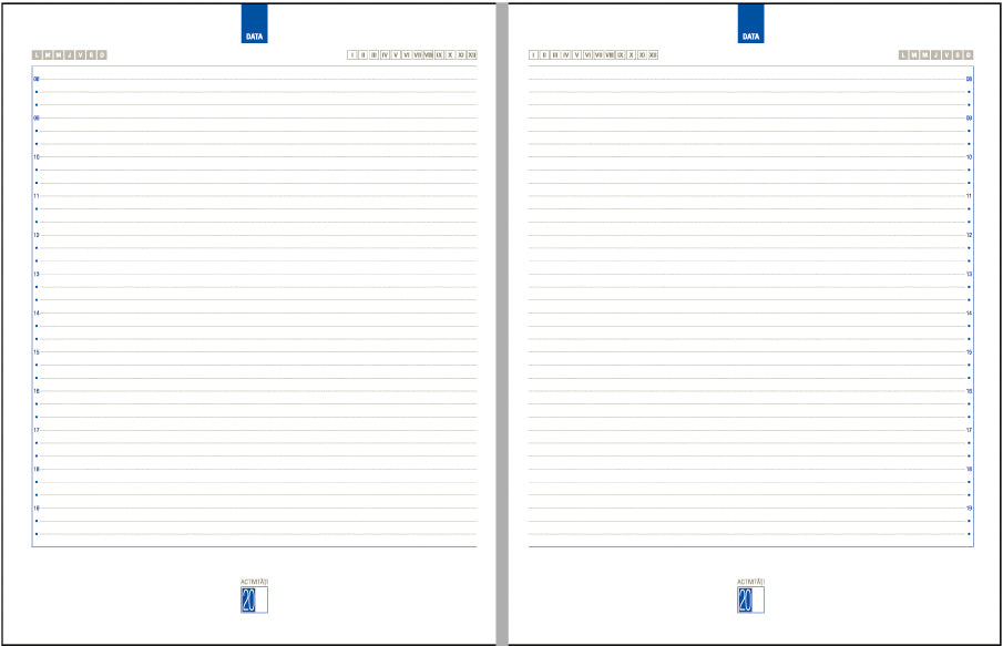 AGENDA A4 NEDATATA ROSIE ACTIV EGO