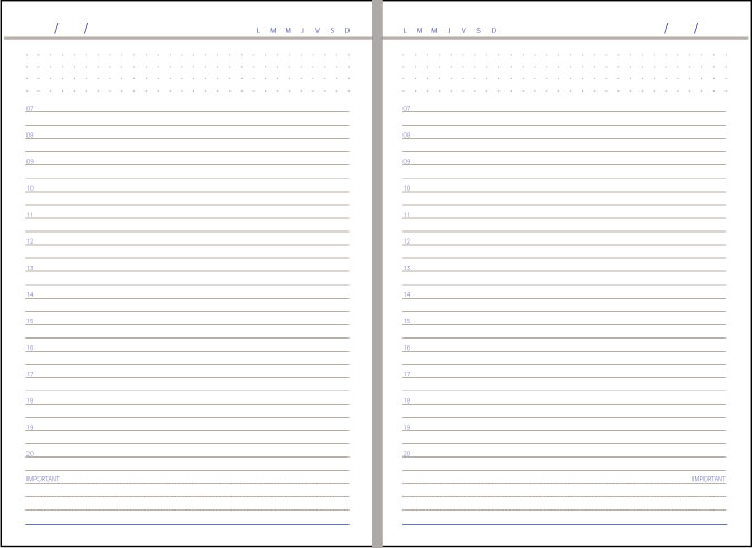 AGENDA A5 NEDATATA ROSIE DOMINO EGO