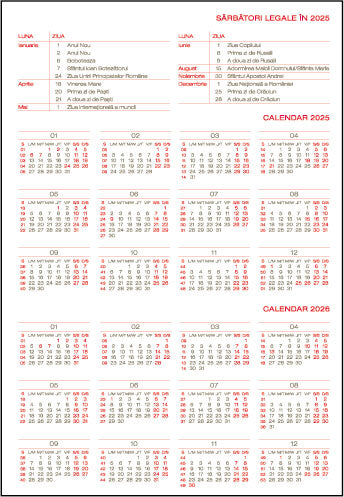 AGENDA A5 ZILNICA NEAGRA 2025 CAPRI EGO