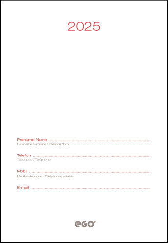 AGENDA A5 ZILNICA NEAGRA 2025 CAPRI EGO