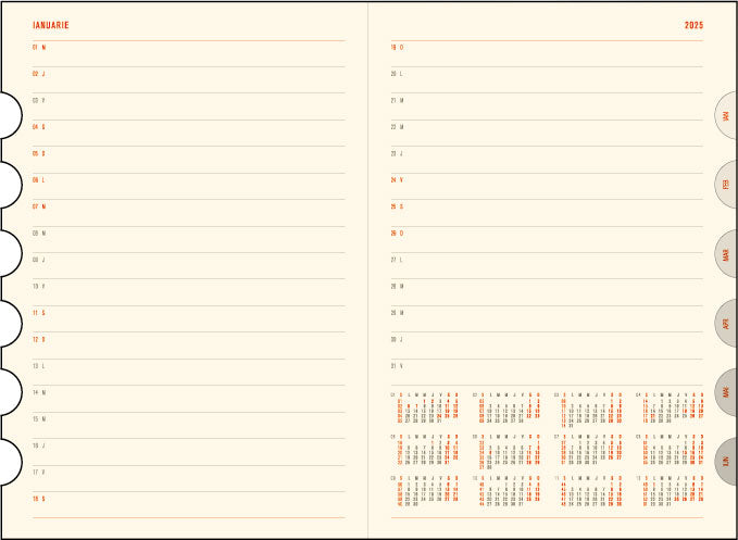AGENDA A5 ZILNICA VERDE 2025 OFFICE EGO