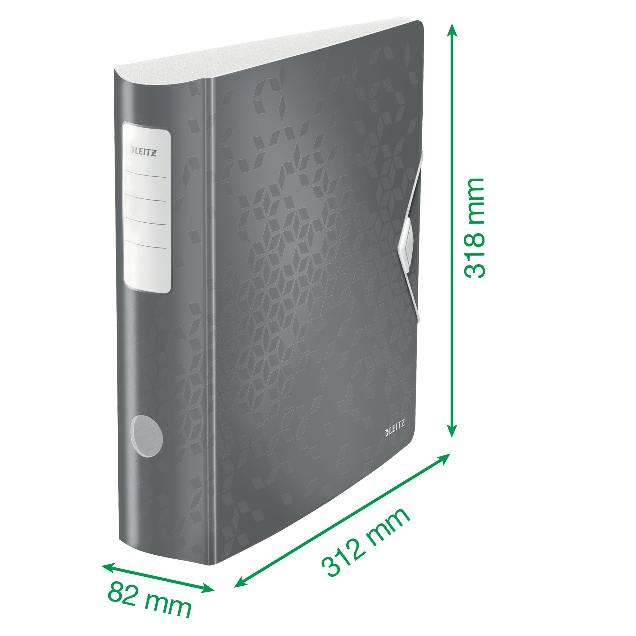 BIBLIORAFT PLASTIFIAT 8.2 CM 180 GRADE ROSU ACTIVE WOW LEITZ