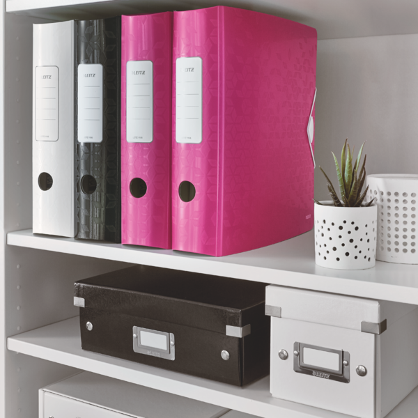 BIBLIORAFT PLASTIFIAT 8.2CM 180GRADE ROZ ACTIVE WOW LEITZ