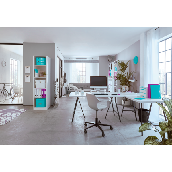 BIBLIORAFT PLASTIFIAT 8.2CM 180GRADE TURCOAZ ACTIVE WOW LEITZ