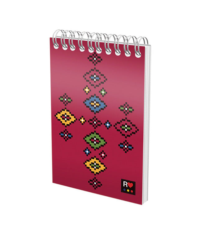 BLOC NOTES SPIRA A6 80 FILE DICTANDO ETHNO DIVERSE MODELE PIGNA