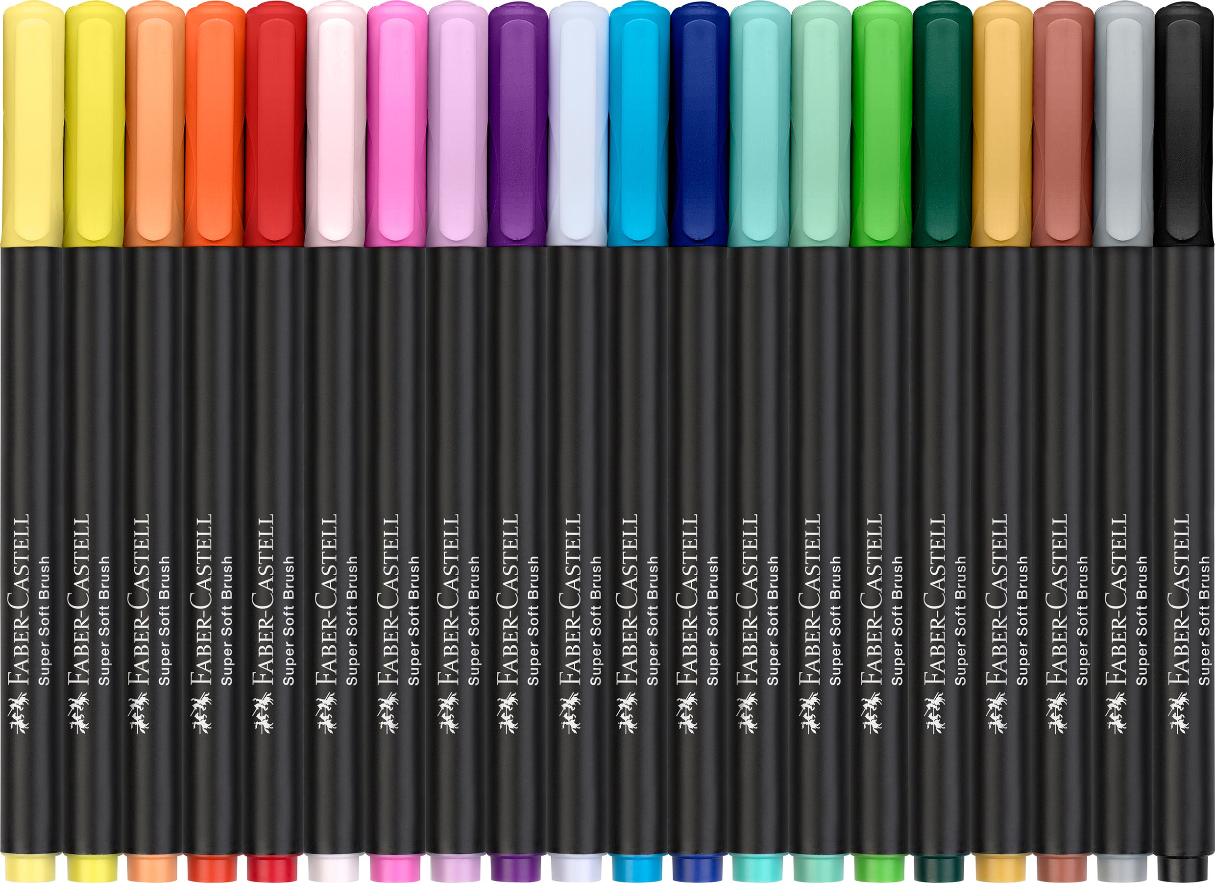 BRUSH PENS BLACK EDITION SET 20 CULORI FABER-CASTELL