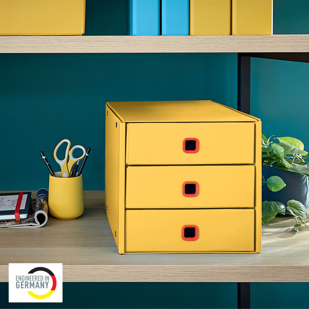 CABINET 3 SERTARE GALBEN CHIHLIMBAR COSY CLICK&STORE LEITZ