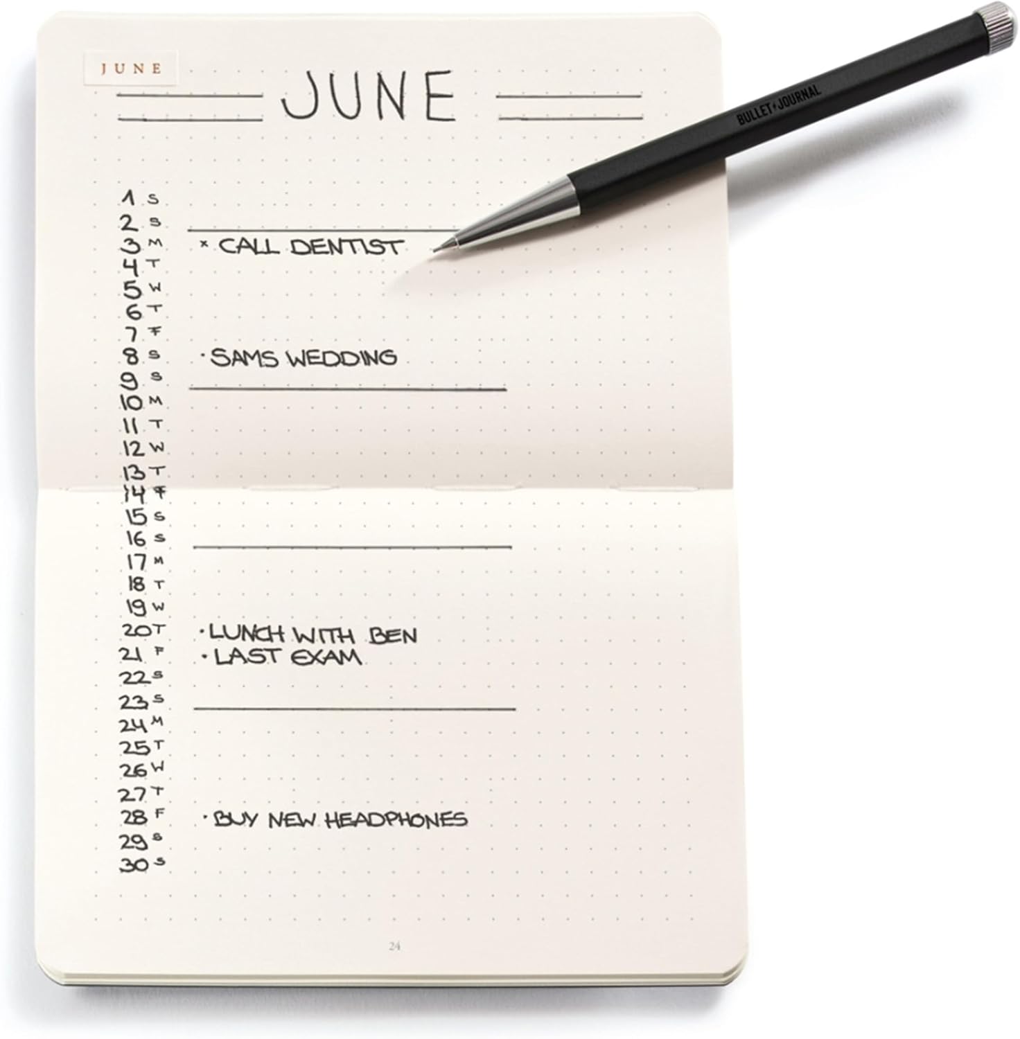 CAIET BULLET JOURNAL POCKET COPERTA FLEXIBILA NEGRU 3/SET LEUCHTTURM