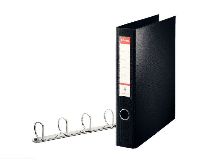 CAIET MECANIC A4 4 INELE 40MM/60MM NEGRU JUMBO ESSELTE