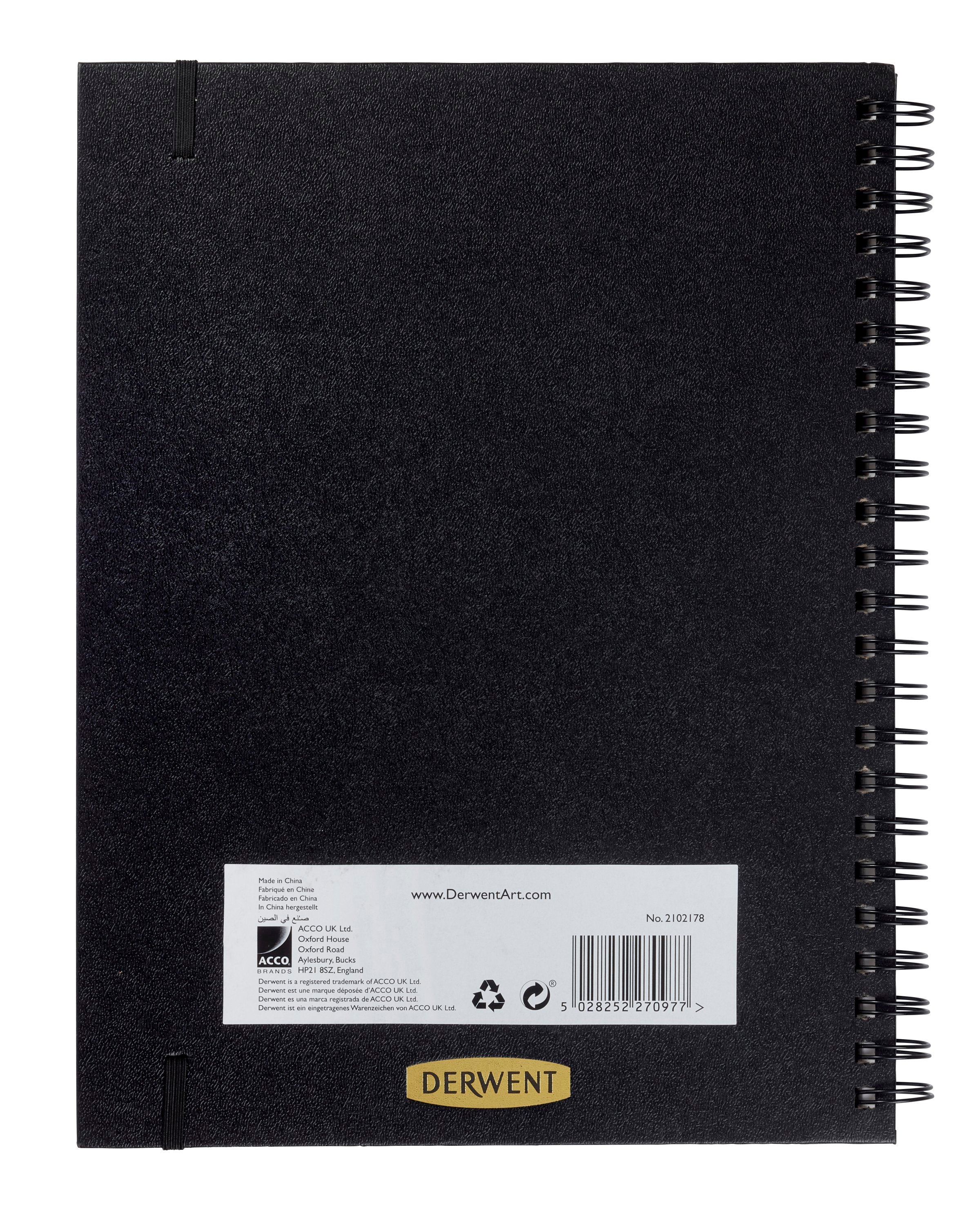 CAIET SPIRA PENTRU SCHITE SI DESEN A4 56 FILE 165G CU MAPA PROFESSIONAL DERWENT