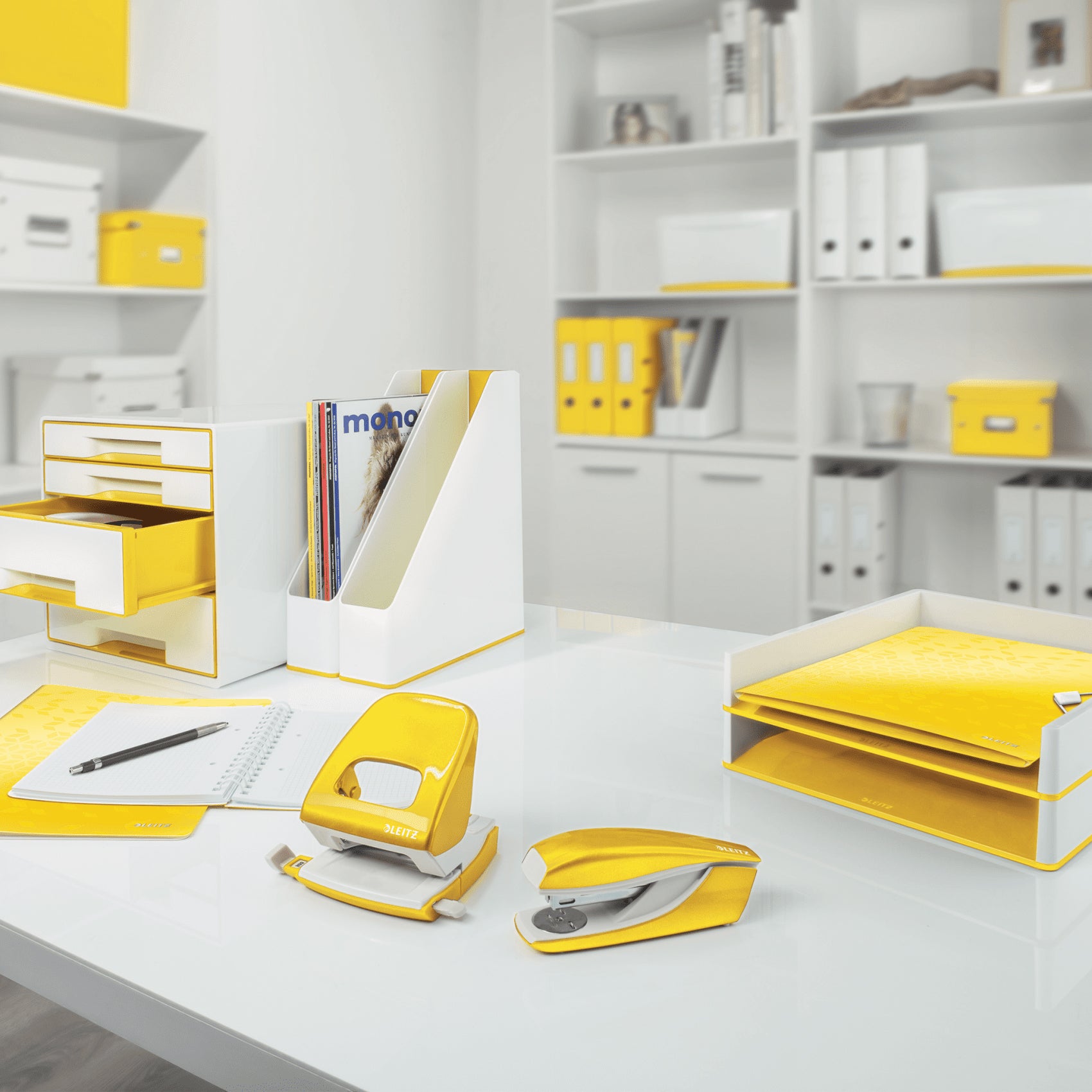 CLIPBOARD DUBLU GALBEN WOW LEITZ