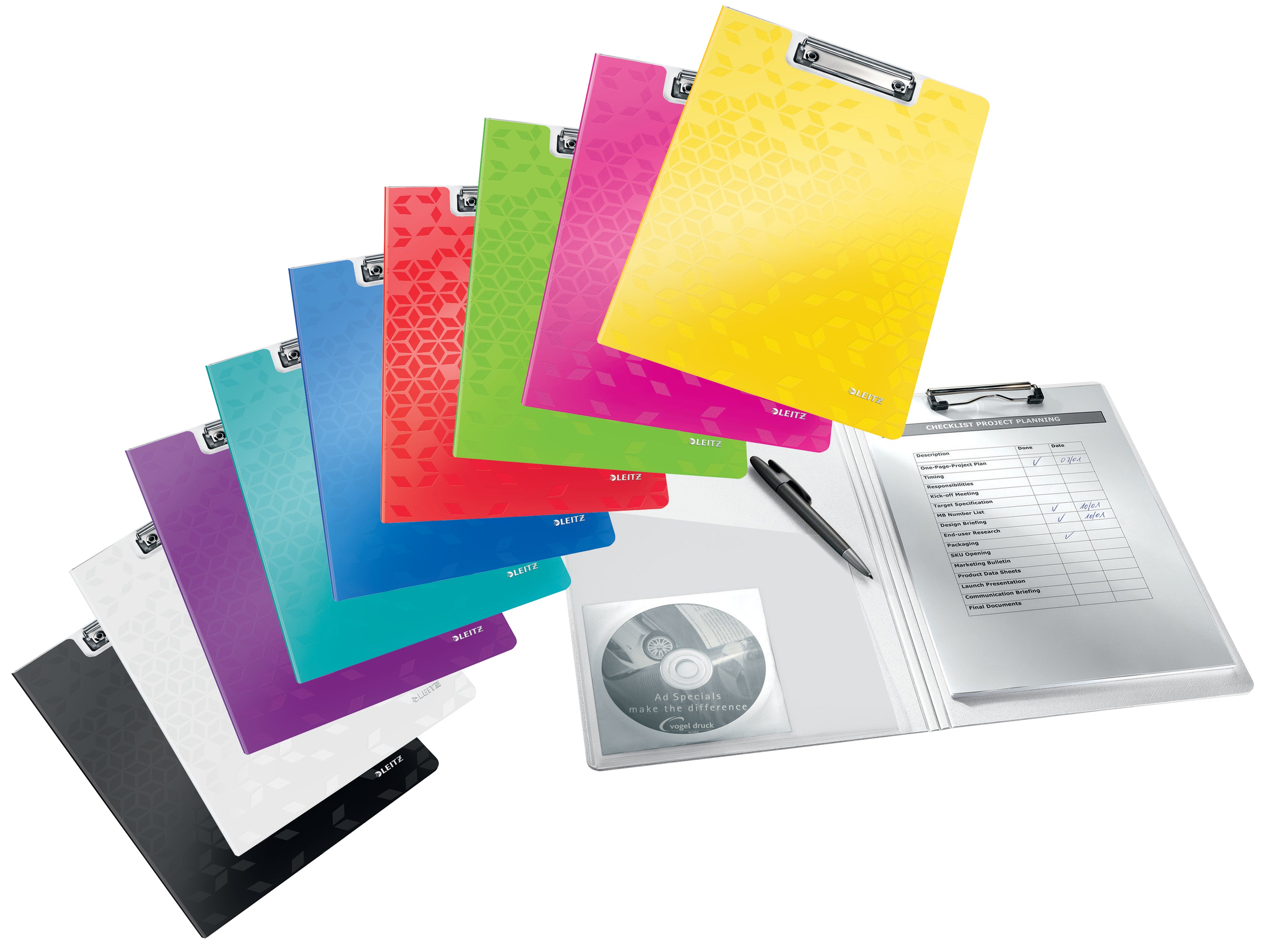 CLIPBOARD DUBLU ROSU WOW LEITZ