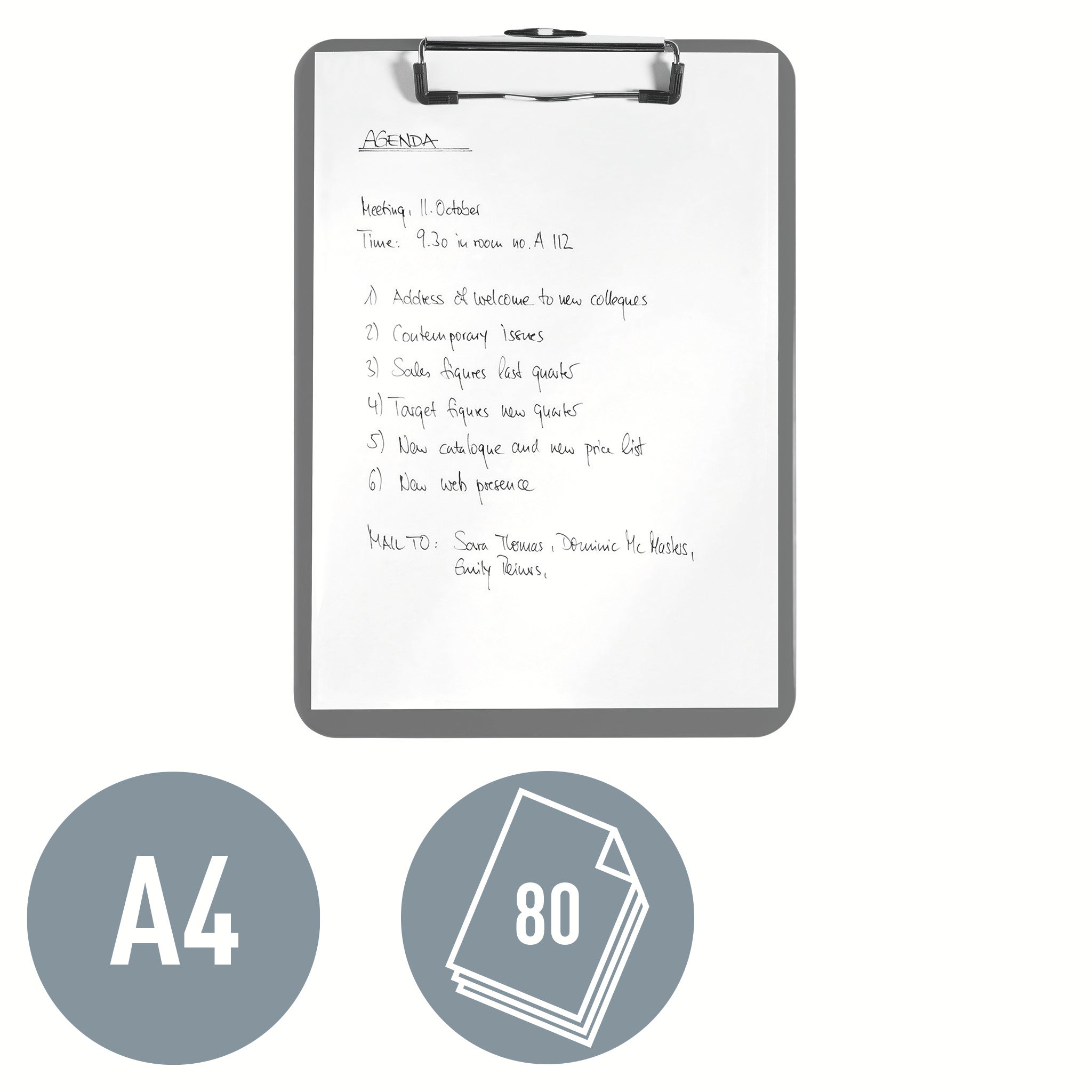 CLIPBOARD SIMPLU ROSU WOW LEITZ