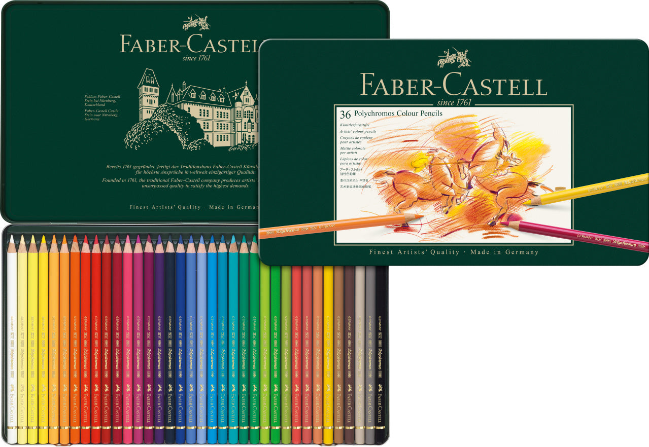 CREIOANE COLORATE 36 CULORI POLYCHROMOS FABER-CASTELL